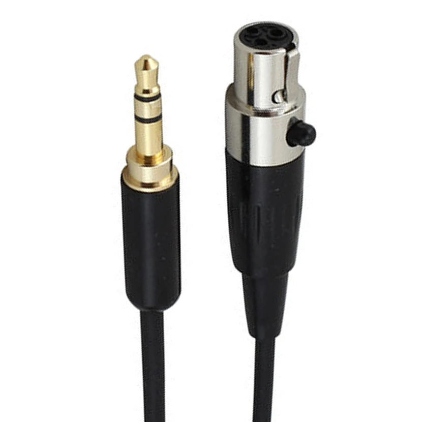ABUO3.5mm Jack to 3Pin Mini XLR Female for BM800 PC Headphone Mixer Microphone Stereo Camera Amplifier 0.5M