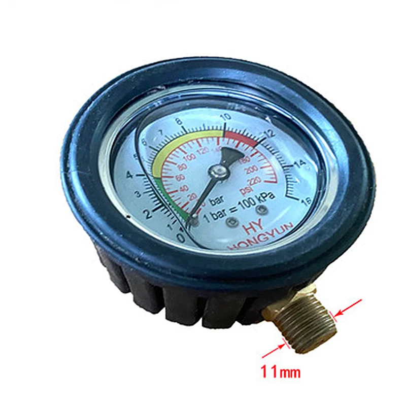 1PC Tire Pressure Gun Gauge Head Filled with Oil, Shockproof and Inflated Tire Inflation Gauge