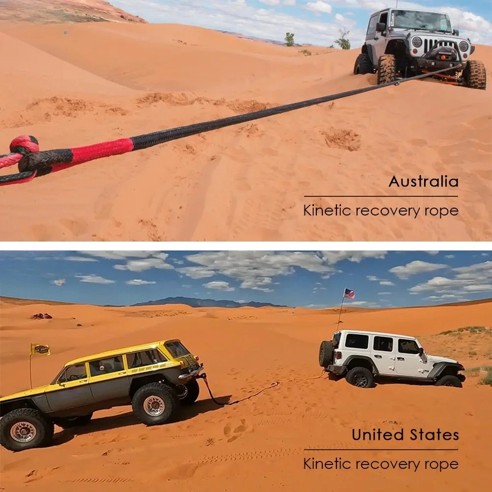 Recovery Traction Boards for 4x4 Off-Road Car SUV Truck 10 Ton Sand Mud Snow Tracks Mat Towing Strap Emergency Rescue Kit view 2