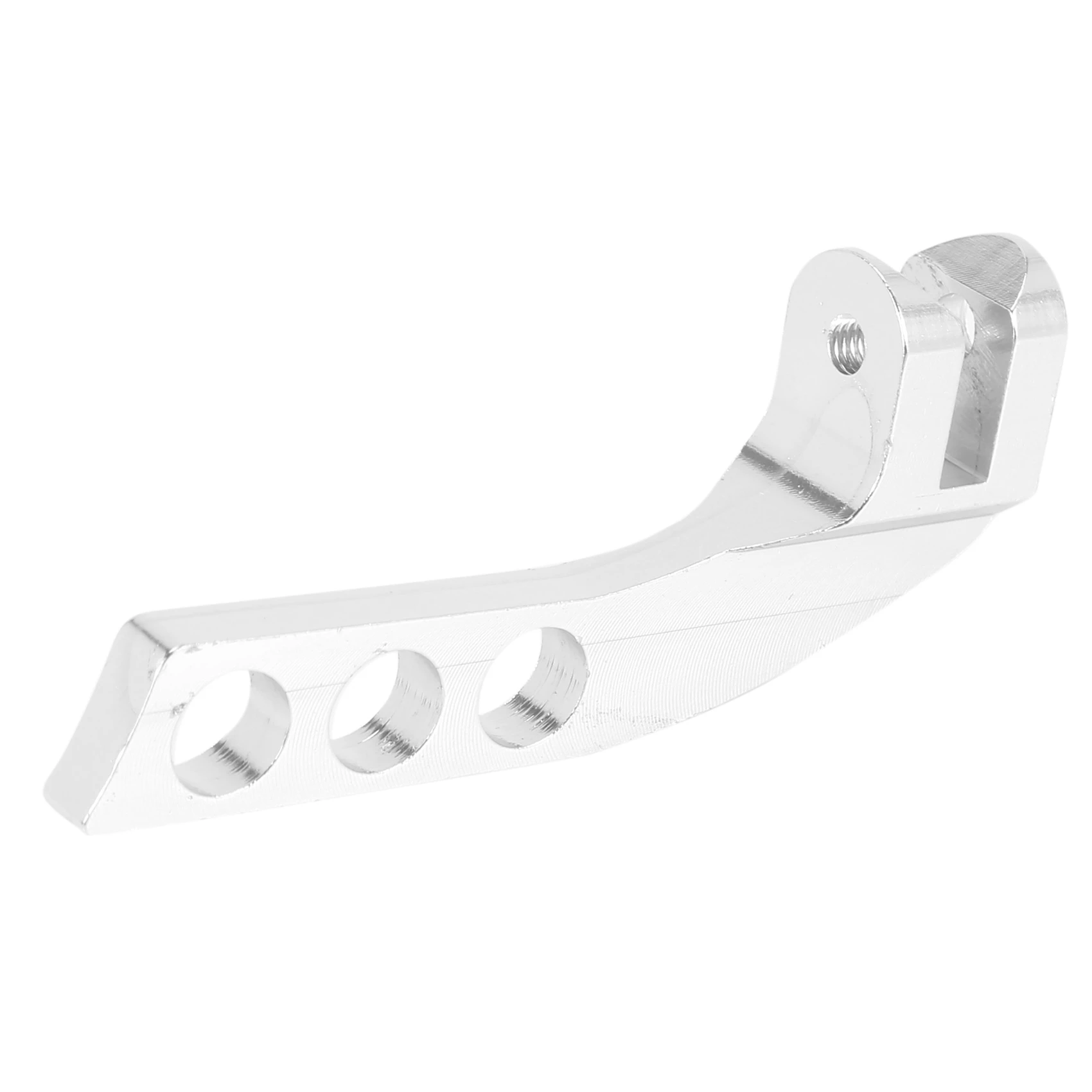 Ajustador de equilibrador de correa de cuello de transmisor de Metal de 4 agujeros para Control remoto Futaba Radiolink Frsky X9D RC, Horizontal plateado