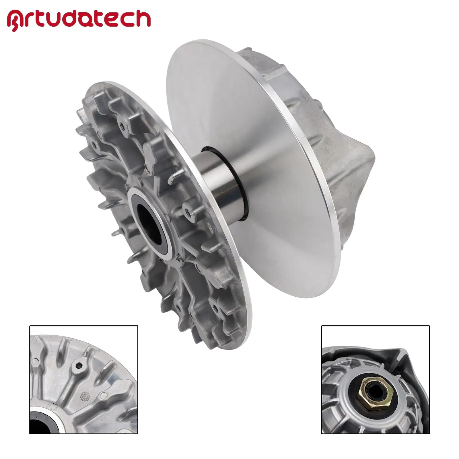 

Artudatech Front Clutch Variator Pulley Set 48637 for Linhai Utv T-Boss 570 650 Landforce