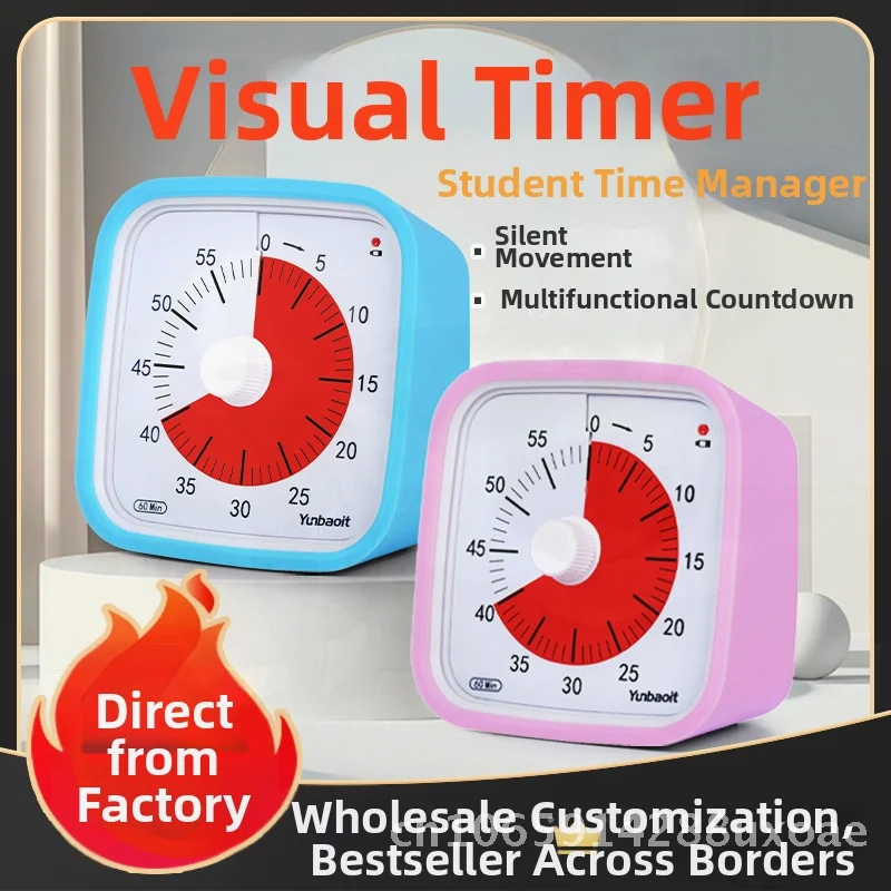 Children's Luminous Kitchen Timer Student Self-Discipline Timer Clock Sells Alarm Learning