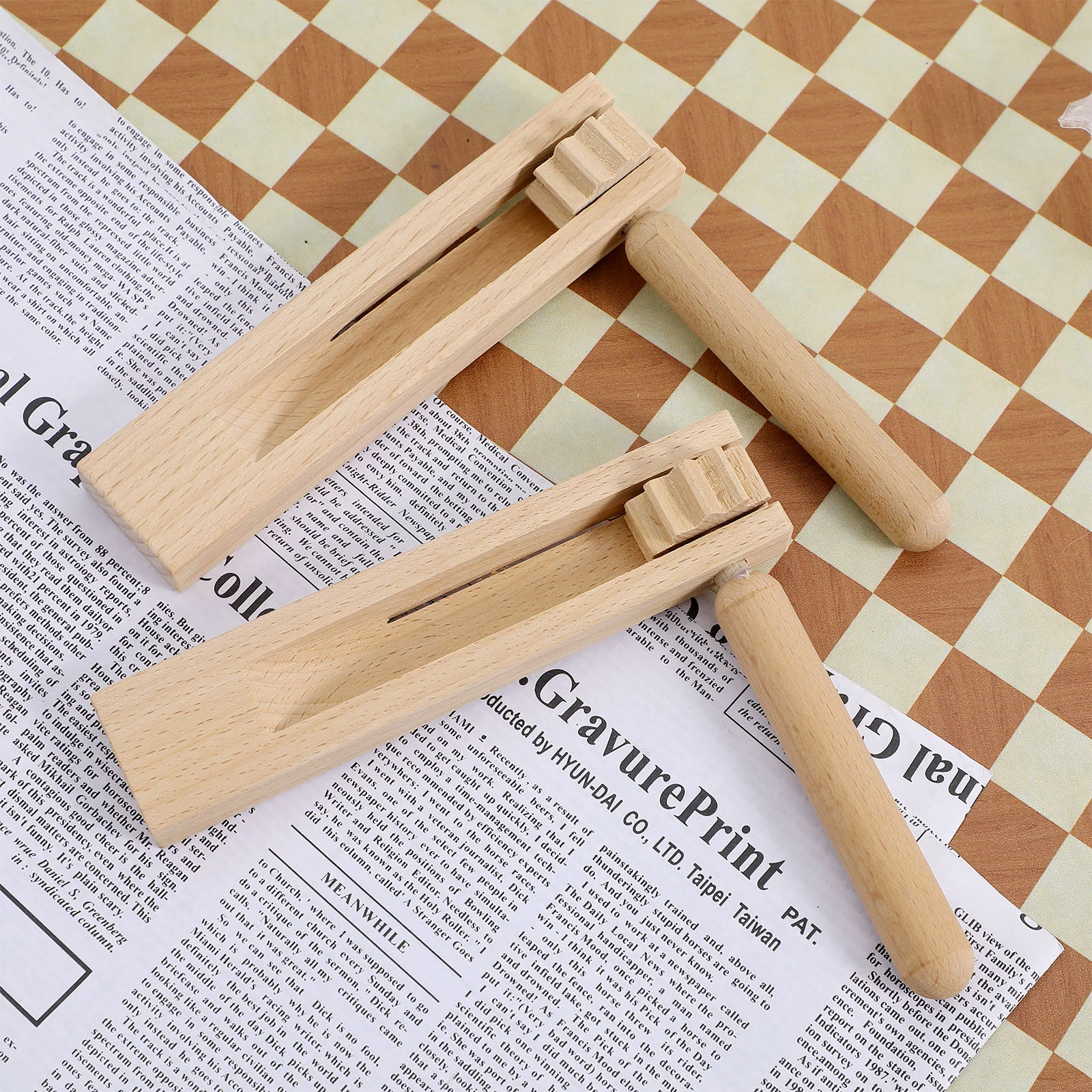 Table d'harmonie en bois pour enfants, 2 pièces, jeu de filature, pratique, musical