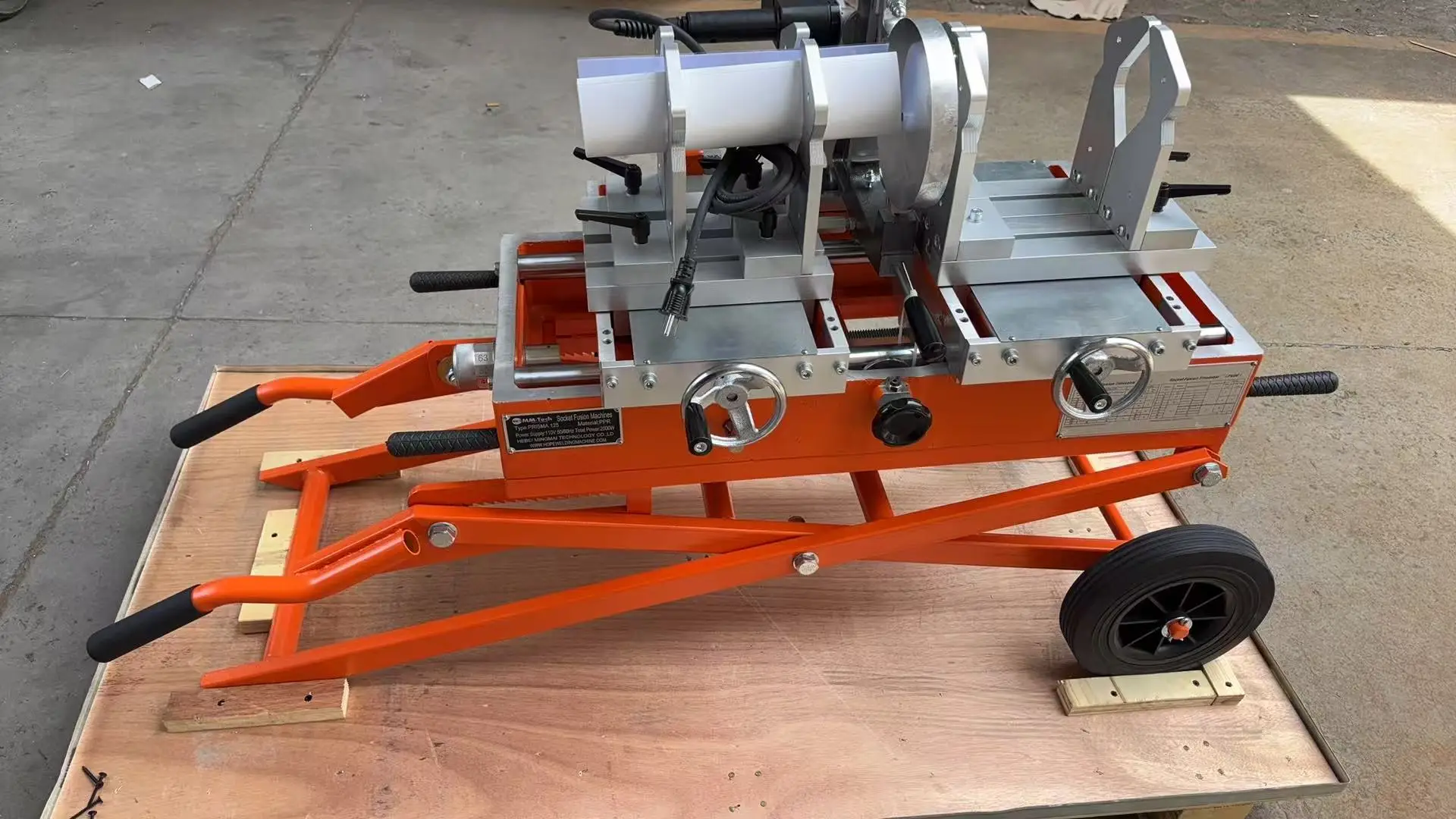 125 25-125MM 벤치 소켓 융착기 HDPE/PPR/PP-H/PB/PVDF