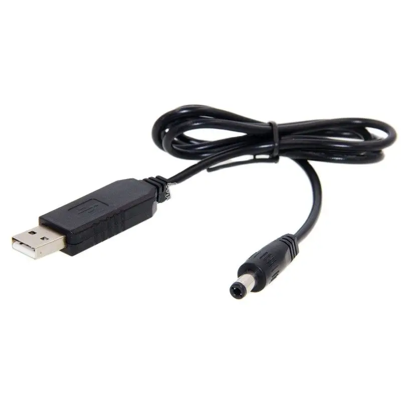 USB 부스트 케이블 DC-DC 12V 전원 은행 5V 부스트 12V 모듈 12V 인터페이스 5.5*2.1MM