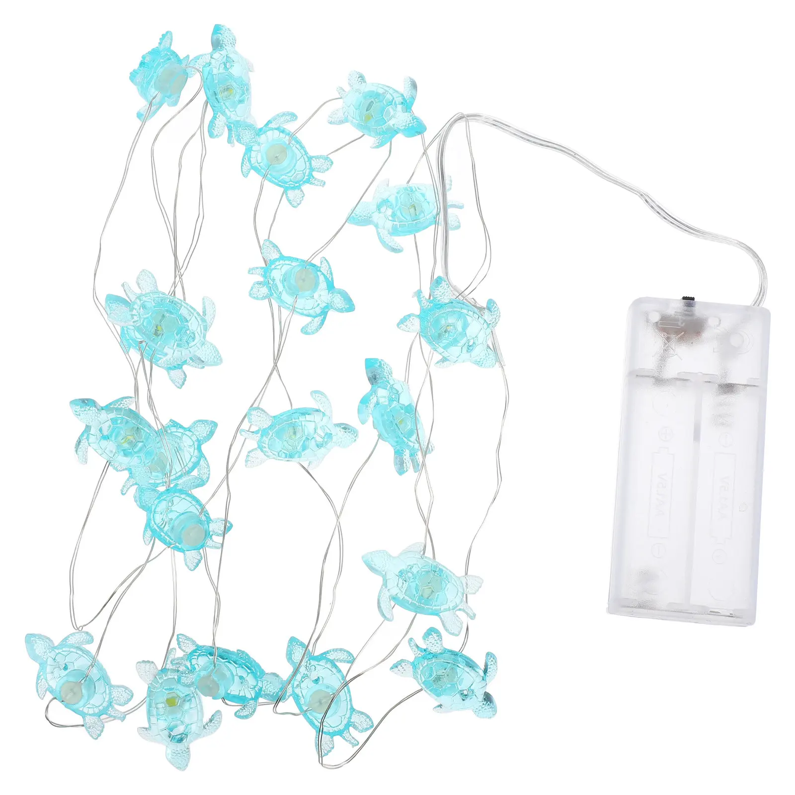Ocean Themed String Light Sea Turtle Decorative String Lamp Indoor Outdoor Party Festival Birthday Decorative Light