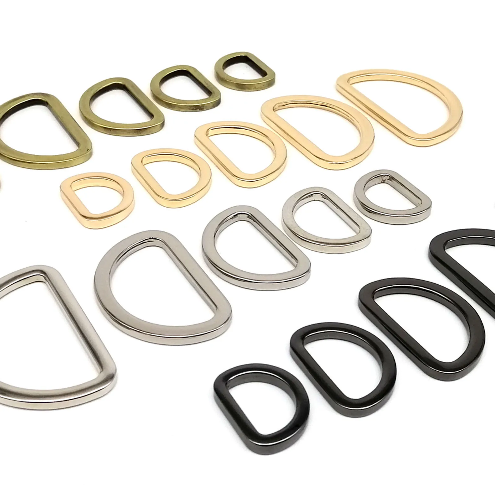 5 шт. металлическая утолщенная прочная Сумочка Сумка Кошелек ремень собака ошейник цепь сеть Плоский O Dee D кольцо пряжка кольцо Петля кожаное ремесло