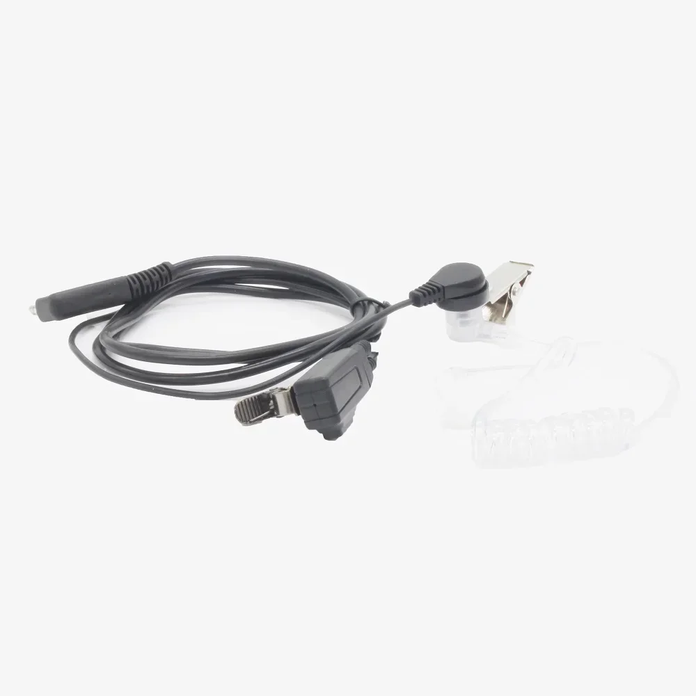 2pin Covert Acoustic Air Tube FBI Headset Oortelefoon Beveiligingsagent Hoofdtelefoon Oortelefoon Microfoon Oordopjes Mini Walkie Talkie Radio