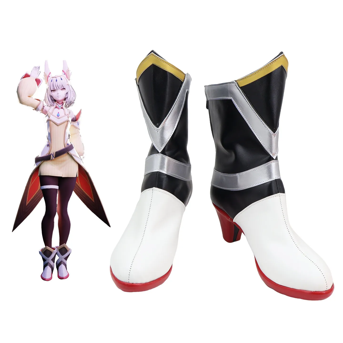 

Обувь для косплея по аниме Xenoblade Chronicles 3: Аксессуары и реквизит для костюма Ния на Хэллоуин