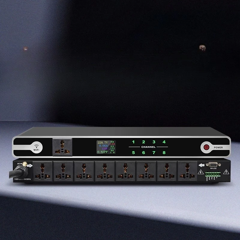 

Professional 8-way 10-way power sequencer Stage meeting High power socket Sequence manager Protection controller
