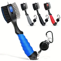 Golf club cleaning brush  groove cleaner, retractable large head brush golf accessories BH005