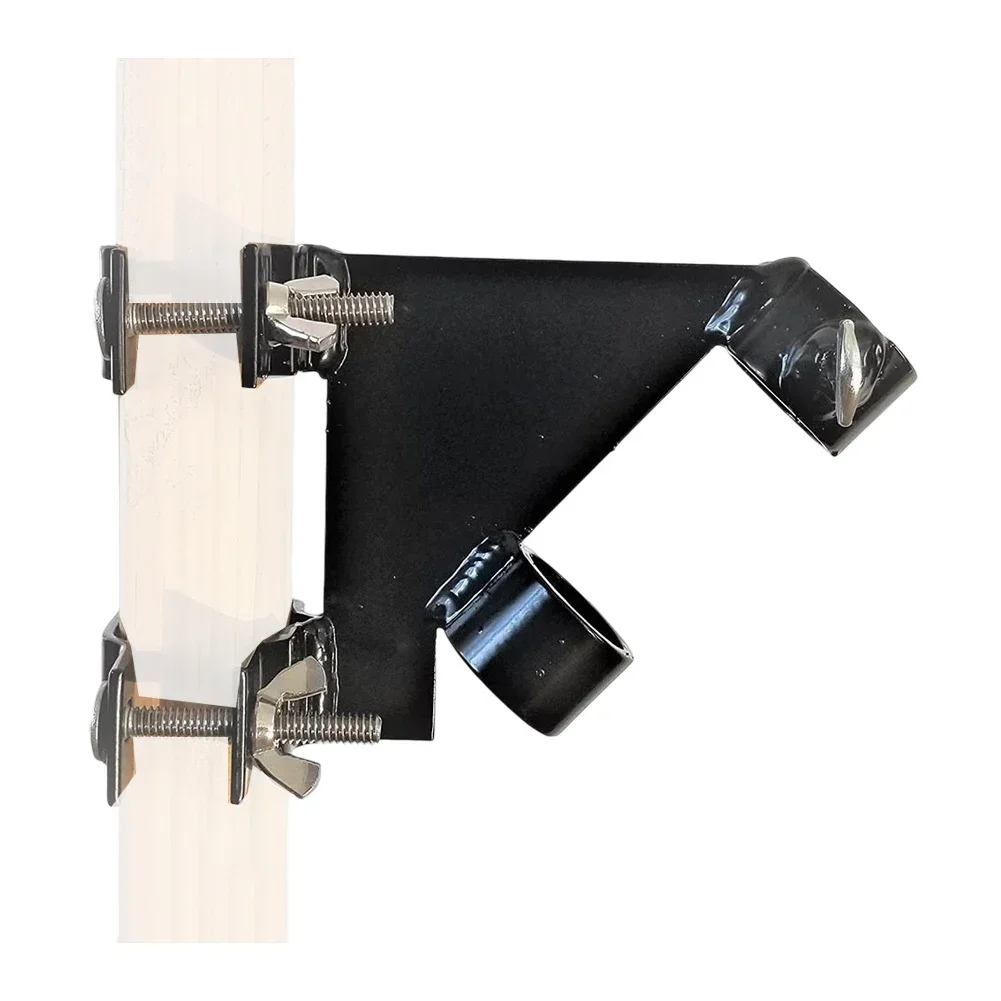 Stainless Steel Flag Pole Bracket Flag Pole Holder No Drill Design For Balcony Outdoor Living Garden Décor