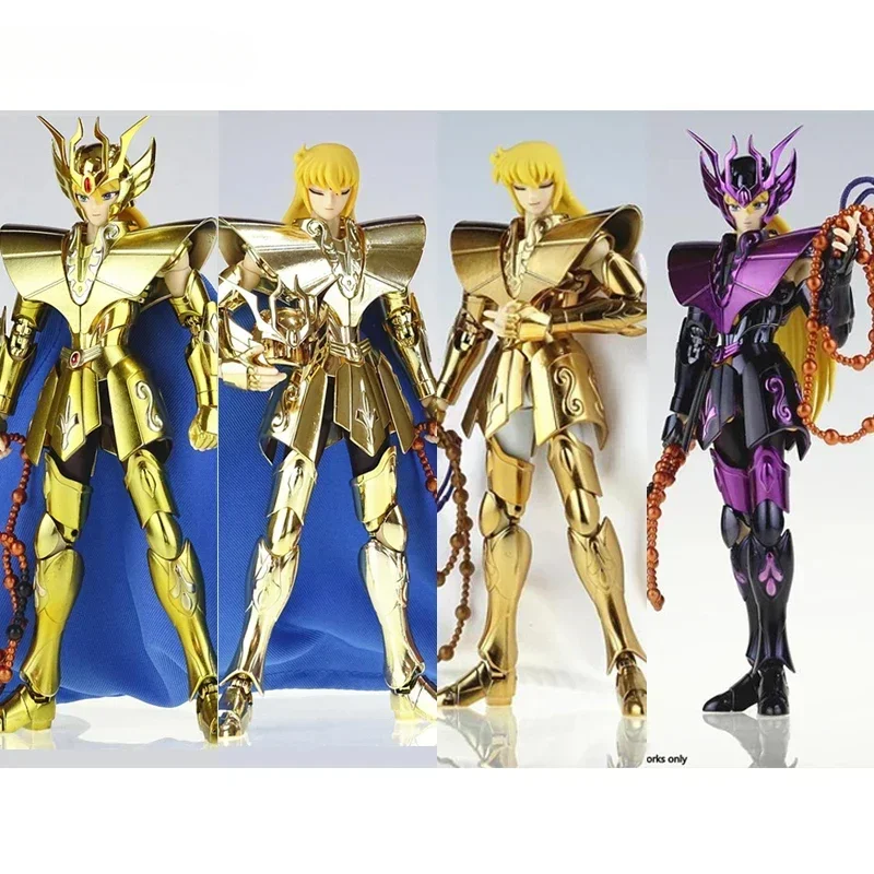 MST Saint Seiya Myth Cloth EXM/EX Metal Virgo Shaka Andromeda Shun Head 24K Hades/Dark Gold Knights of The Zodiac Action Figure