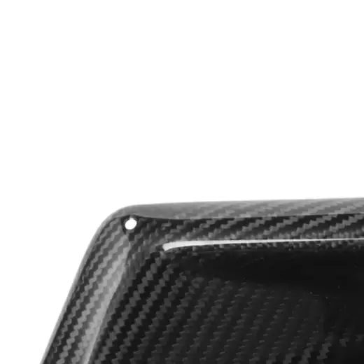 Racing Hood Intake Carbon Fiber Bumper Scoop Sleek Black Finish Sporty Aesthetic Direct Bolt-on For Street Racing