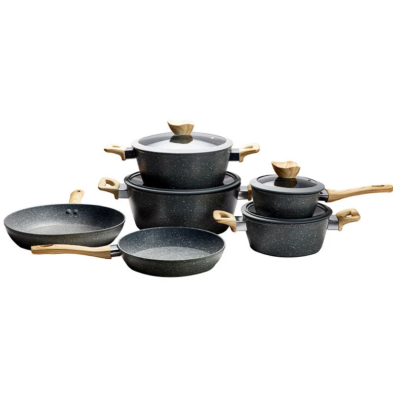 

Maifanshi, wok, marble, no stick pan, frying pan, milk pan, household
