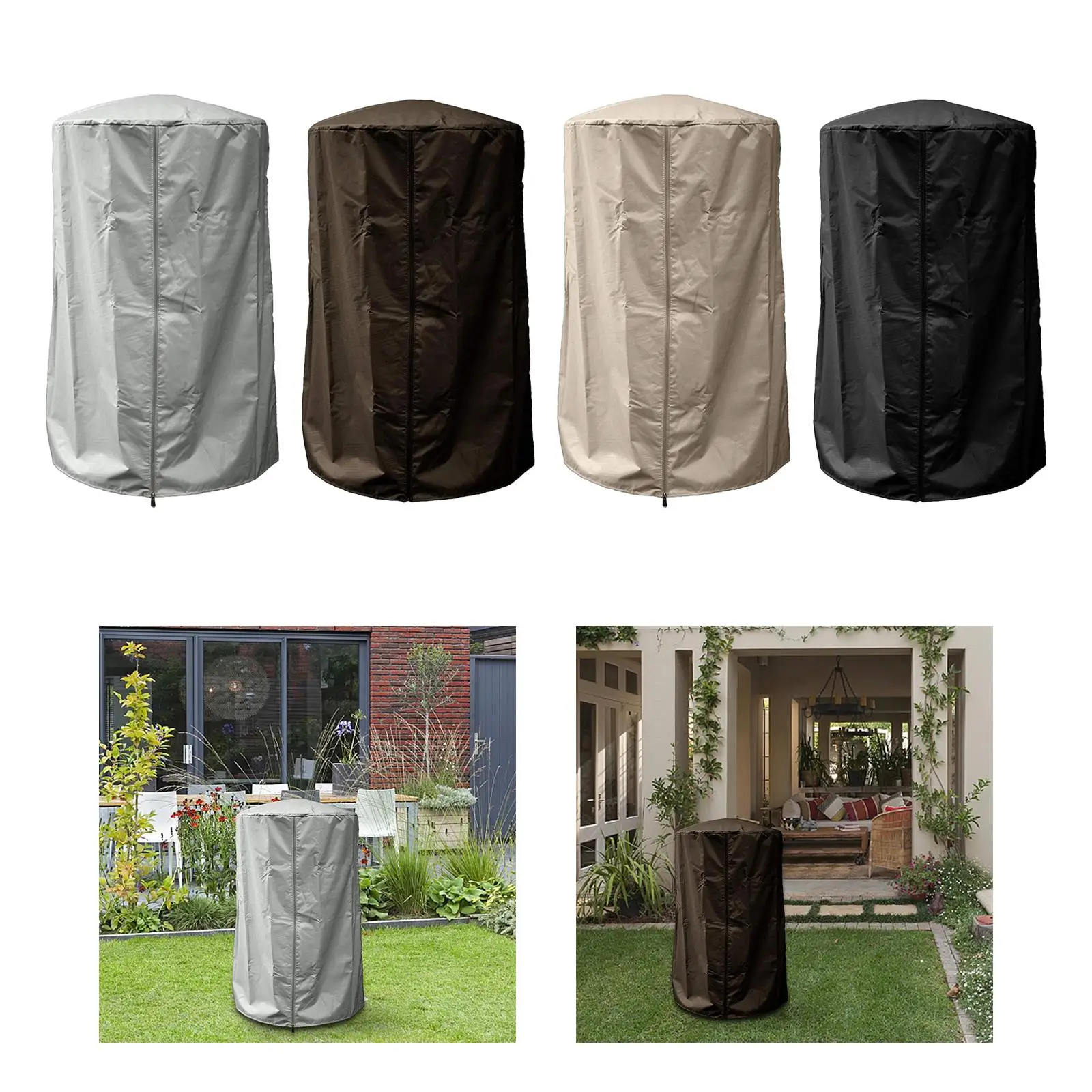 Patio Heater Cover Outdoor Insulation Cover Furniture Covers Waterproof Multifunction Heavy Duty Dustproof 210D Oxford Cloth