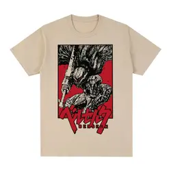 Guts Vintage T-shirt Japanese Manga Swordsman Anime Fun Cotton Men T shirt New Tee Tshirt Womens Tops