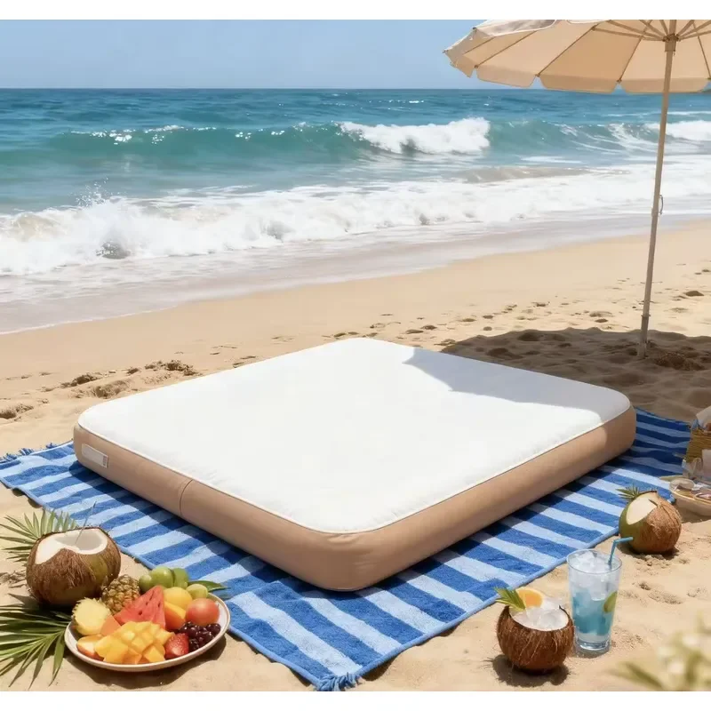 LASO Picnic Portable TPU Inflatable Bed Lightweight and Comfortable Strong and Resilient Camping Mattress