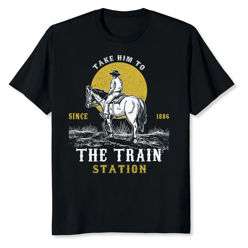 Take Him To The Train Station Since 1886 T-Shirt Anime Graphic T-shirts for Men Clothing Women Tees High Quality