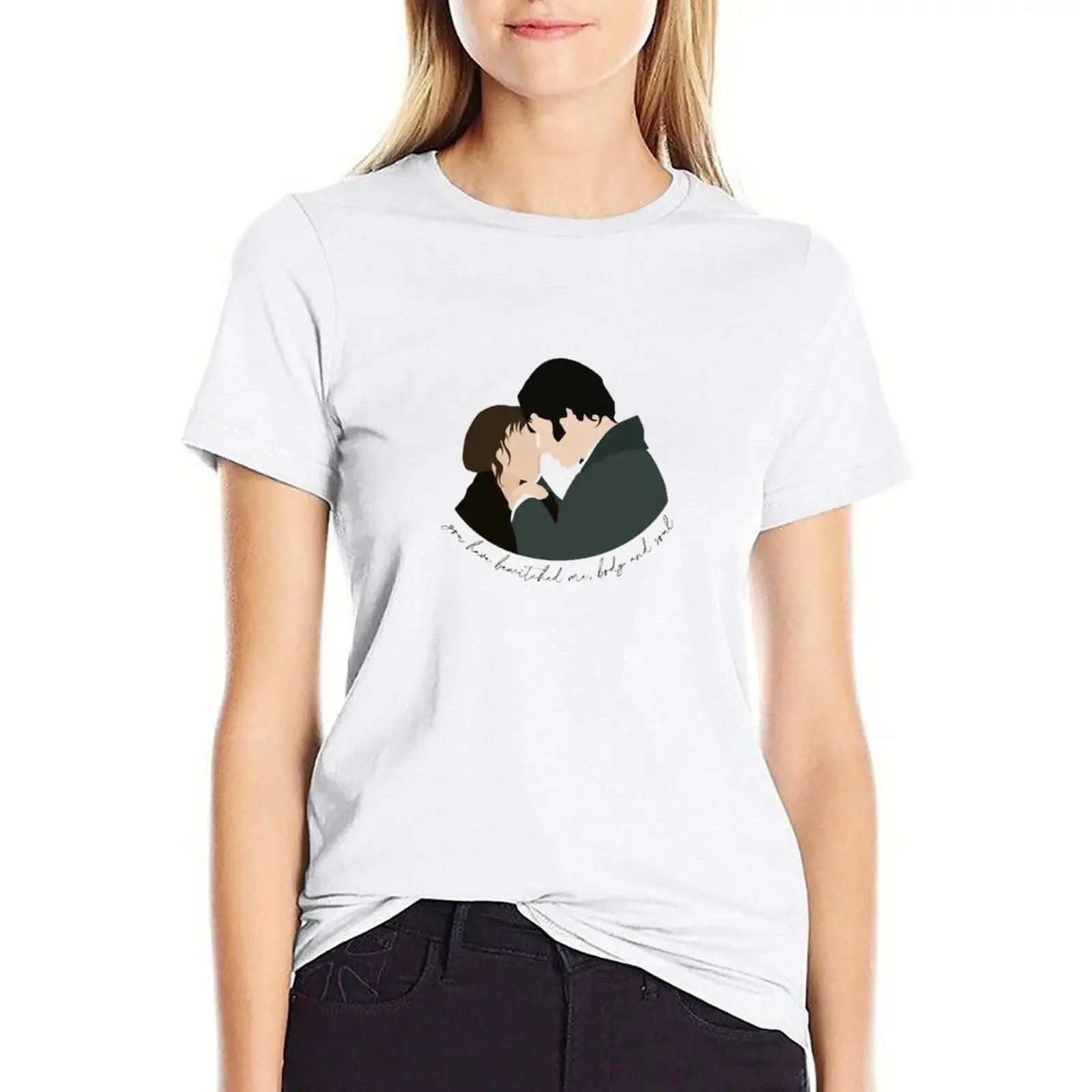 Pride and Prejudice T-shirt hippie clothes Blouse Women's tops