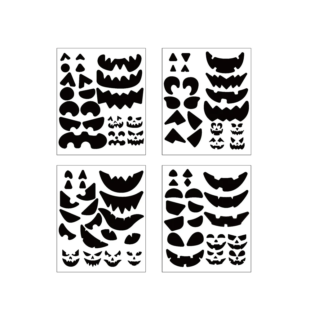 Self-Adhesive Stickers Halloween Pumpkin Stickers For Scrapbooking Diy Projects Gift Wrapping