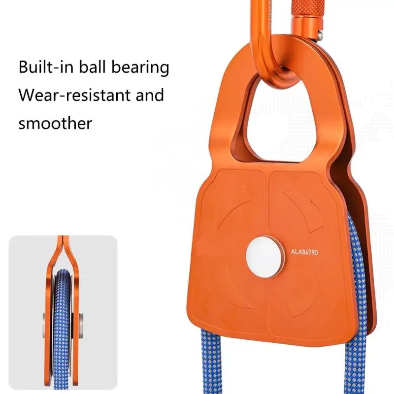 

Climbing Pulley Carabiner Locking Screwgate Portables Pulley Karabiner K1YF