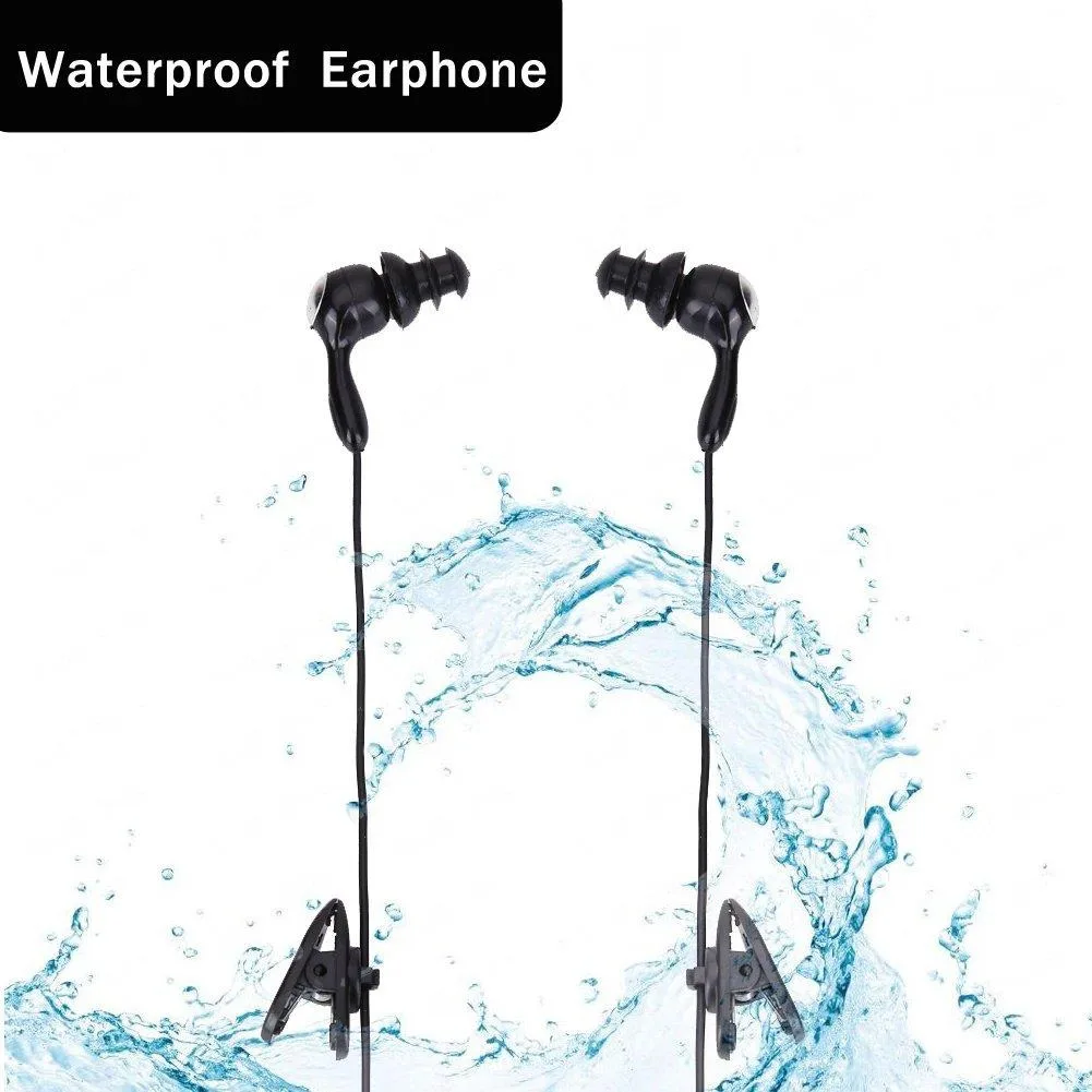

Hot Selling In Ear Swimming Sports Earphones, Waterproof Music Earphones Suitable For IPhone MP3 Player, Wired Sports Earphones
