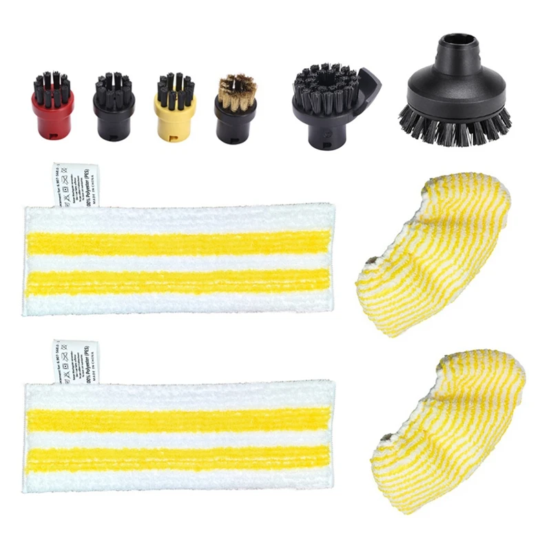 AD-For Karcher Easyfix SC2 SC3 SC4 SC5 Handheld Vacuum Cleaner Microfiber Steam Mop Rags Brush Head Nozzle Accessories