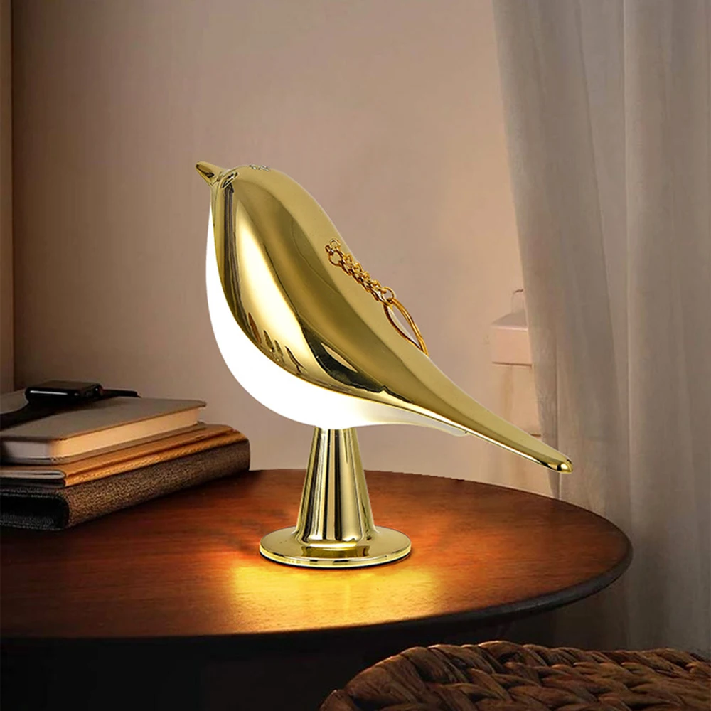 Bird Shaped Touch Control LED Table Lamp Bedside Nightstand Fragrance Light