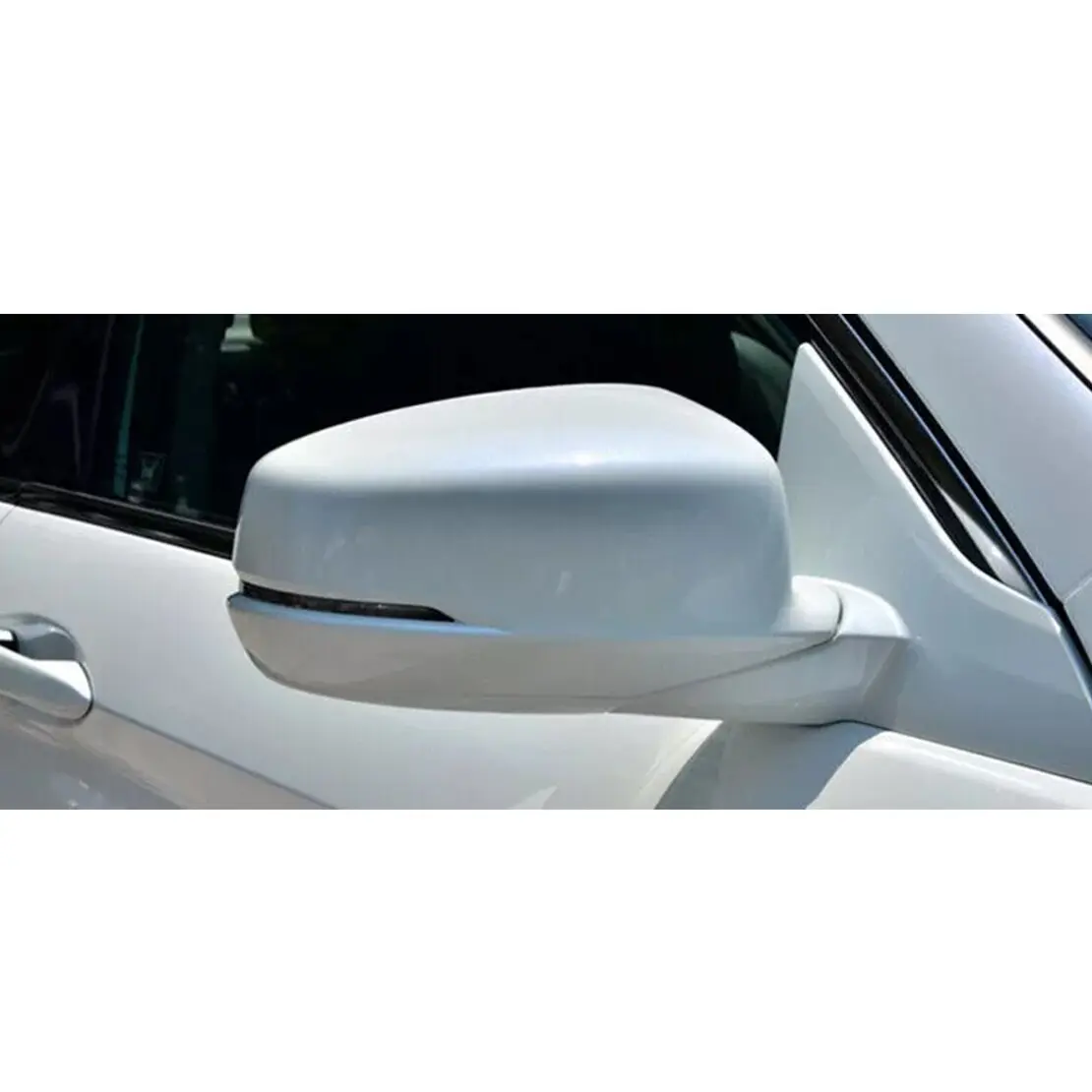 

1 Pair White ABS Side Rearview Mirror Cover Cap With Signal Light Slot Fit for Honda Accord 2014 2015 2016 2017