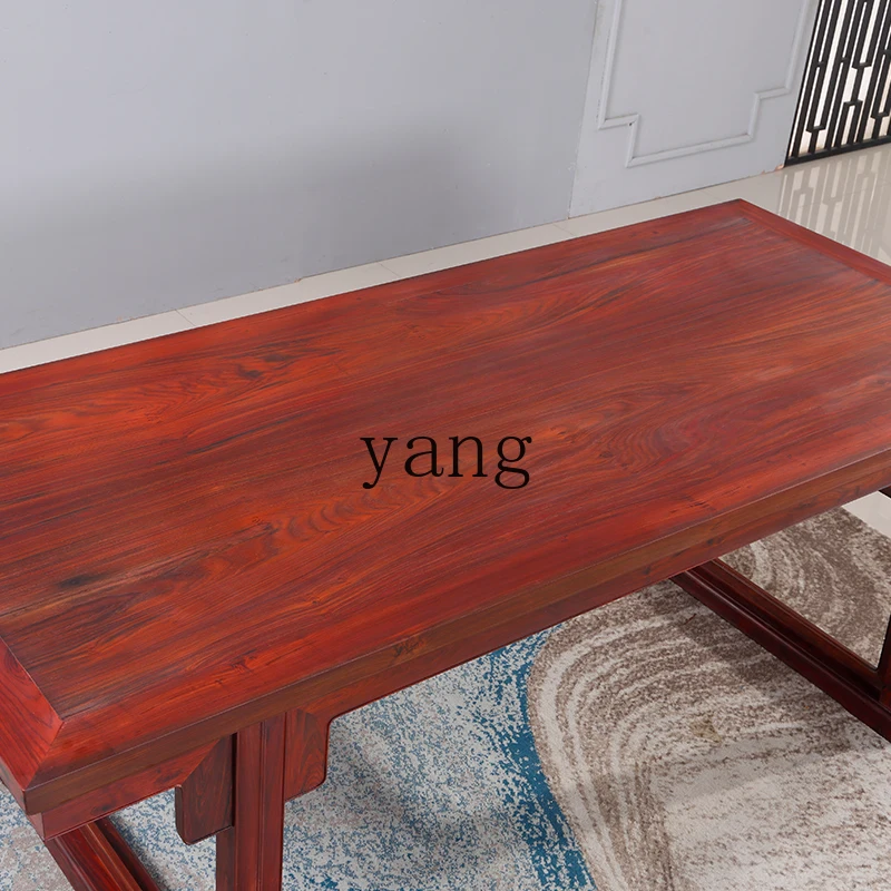 Caja de tira de palisandro rojo grande LH, muebles de cabeza plana