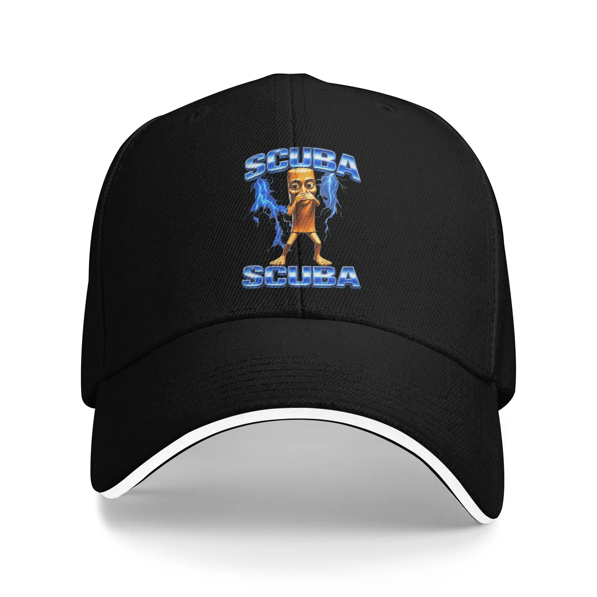 Summer Casual Baseball Cap Tung Scuba Dance Meme Tennis Skate Trucker Hat For Couple Women Sun-Proof  y2k Funny Baseball Caps