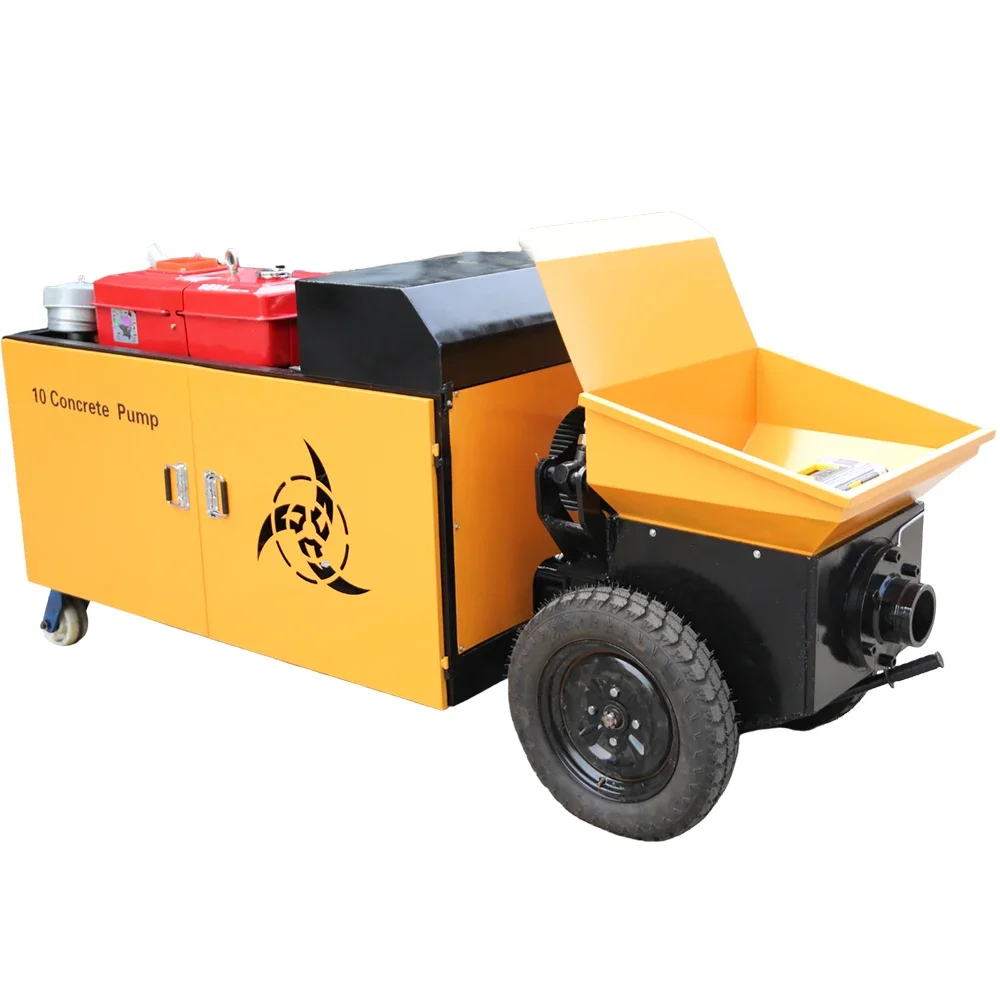YG Customized Factory Price New Mobile Concrete Pump Truck 60m3 Capacity Diesel Mini Concrete Pump For Construction Industries view 4
