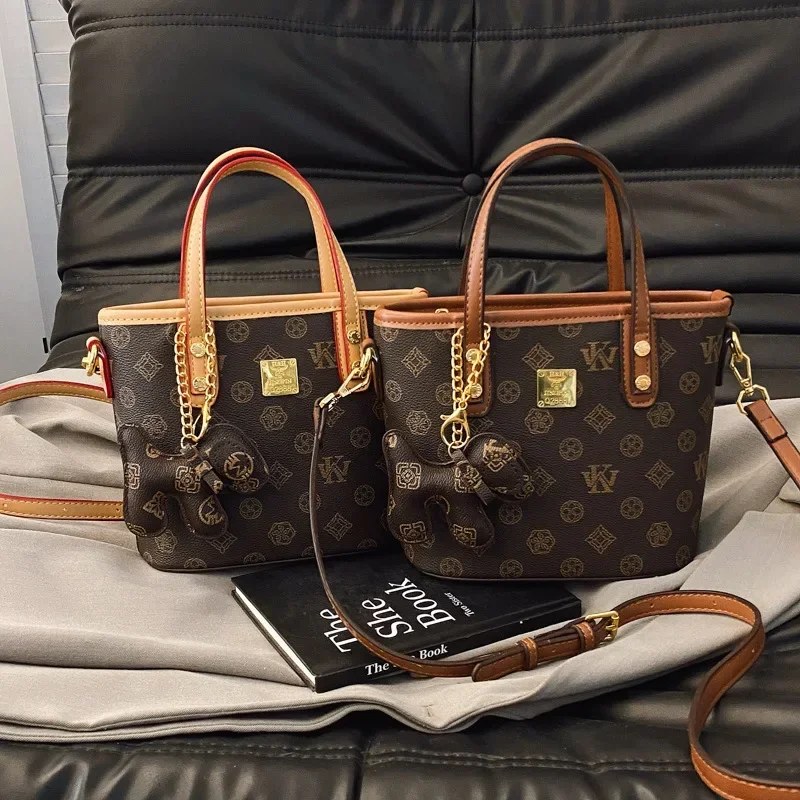 

2025 Новинка! Женская высококачественная сумка-корзина из искусственной кожи - стиль ретро | Ручной/плечо/косовая переноска | Легкий роскошный модный аксессуар