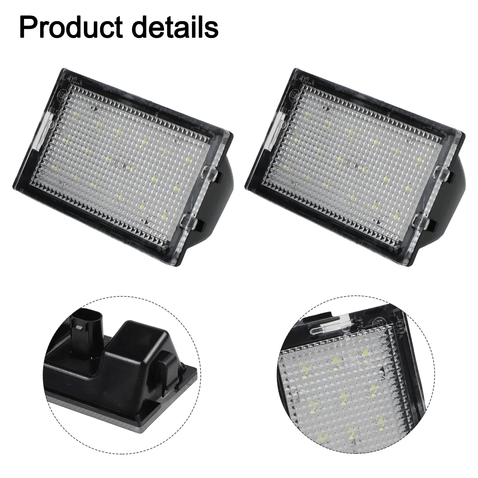 

Discoverer 3 4 Light LED License Plate Light Car Accessory High Universality LED Car Light Wear-resistant Design