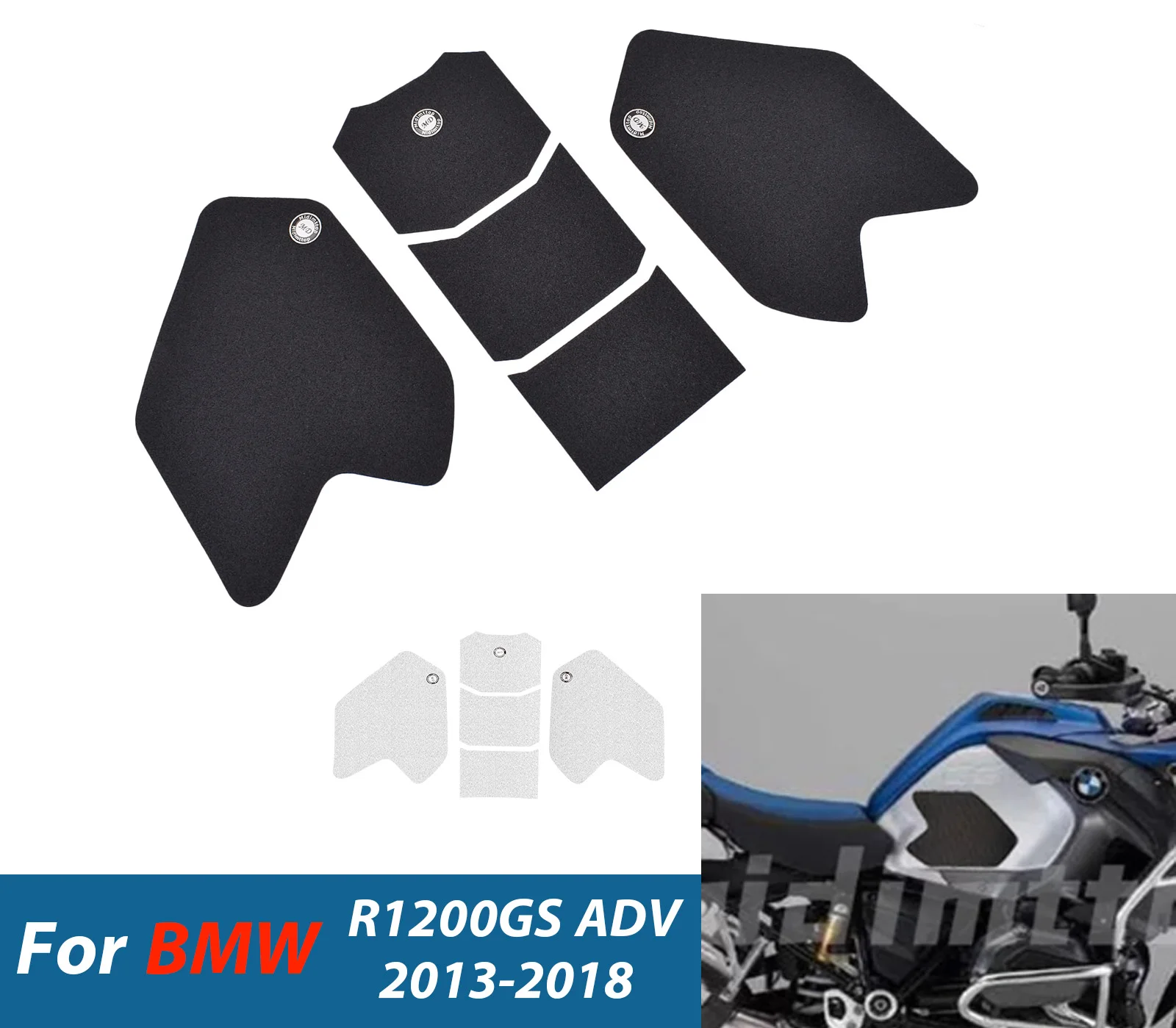 

R1200GS ADV Side Pad Oil Gas Fuel Protector Cover Sticker Decall for BMW R1200GS ADV 2013-2018 Motorcycle Stickers Accessories