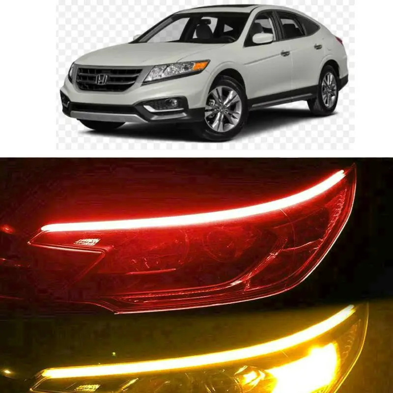 

30cm 45cm 60cm Startup Scan Flow turn signal Light For Honda clarity crz crosstour element odyssey passport legend pilot s2000