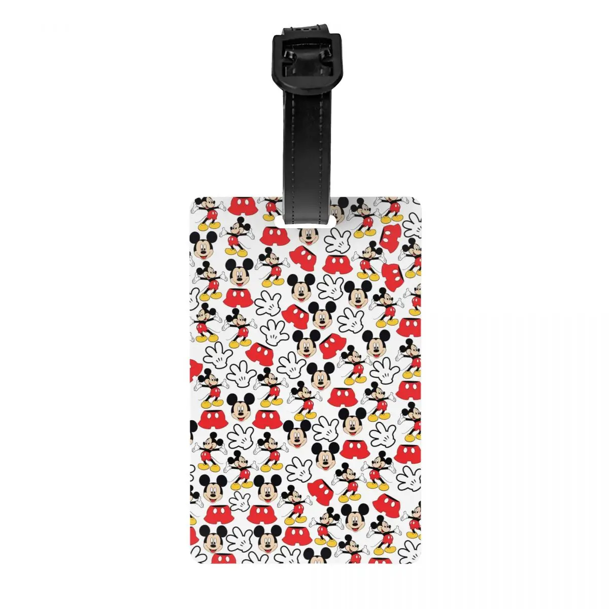 Custom Mickey Mouse Luggage Tags for Suitcases Funny Baggage Tags Privacy Cover ID Label