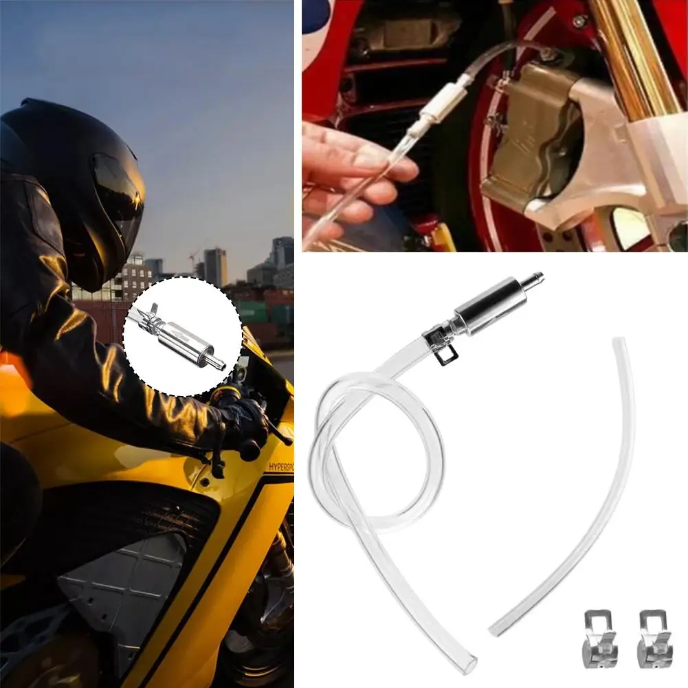 Car Motorcycle Brake Bleeding Oil Change Pump Tool Pit Hydraulic Bike Tube Accessories Hose Bleeder Clutch Fluid Dirt A2q9