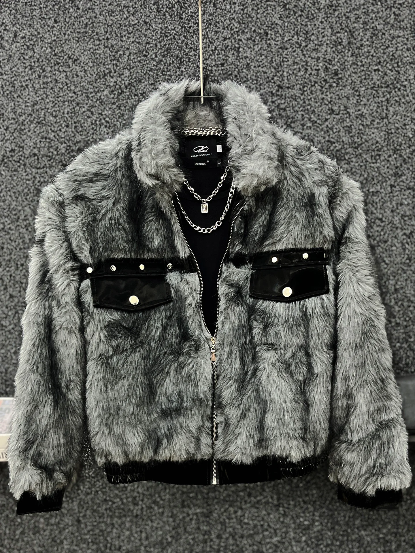 High-End-Nachahmung Nerz Pelz Kurze Jacken Männer 2025, Winter Neue Verdickte Warme Faux Pelz Integrierte Mäntel Mode Faux Pelz jacken