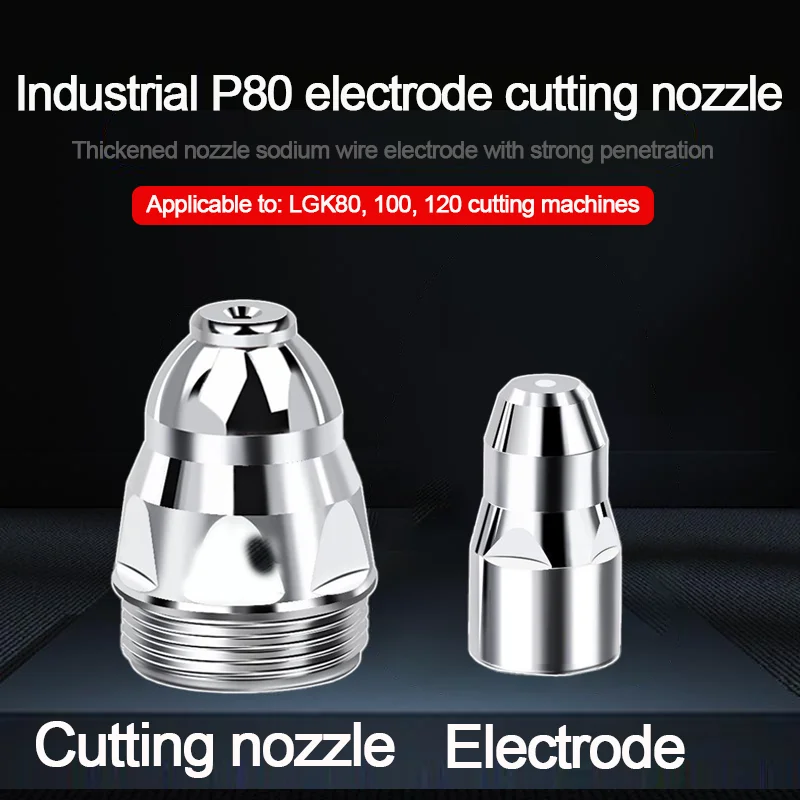 

Plasma Cutting Nozzle P80 for LGK80/100/120 Machining - Torch Accessories Electrode Nozzle cutting tip