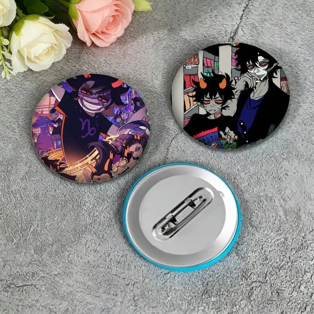 Anime Homestuck 25mm 32mm 44mm 58mm 75mm Brooches Badges Pins for Accessories Gift
