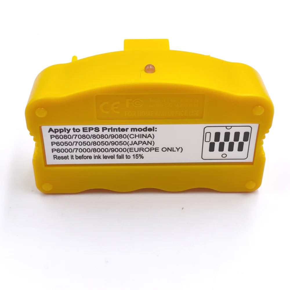 Reiniciador de chip de cartucho OEM T8041-T8049 T8051-T8059 de Europa para impresoras de inyección de tinta Epson Surecolor SC P6000 P7000 P8000 P9000