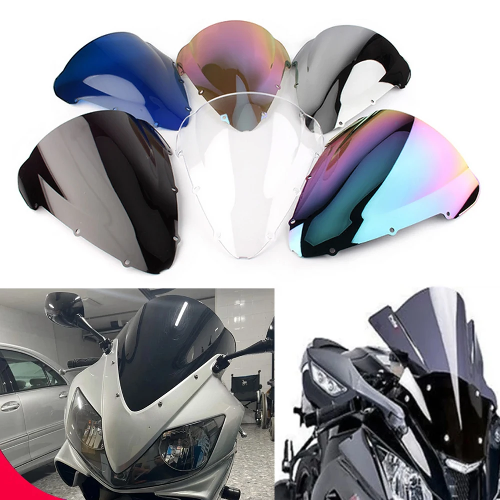 Windshield For Honda CBR600 CBR 600 F4i 2001-2008 Double Bubble WindScreen Motorcycle Accessories Fairing Deflector