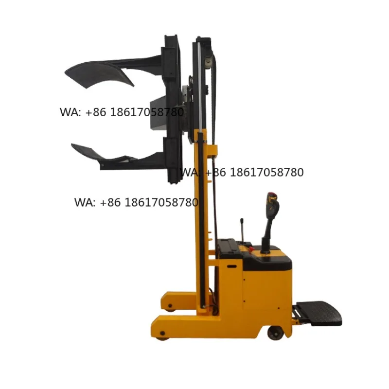 Light Duty 200kg Four Wheels Roll Lifter Paper Roll Material Lifting Handling Equipment