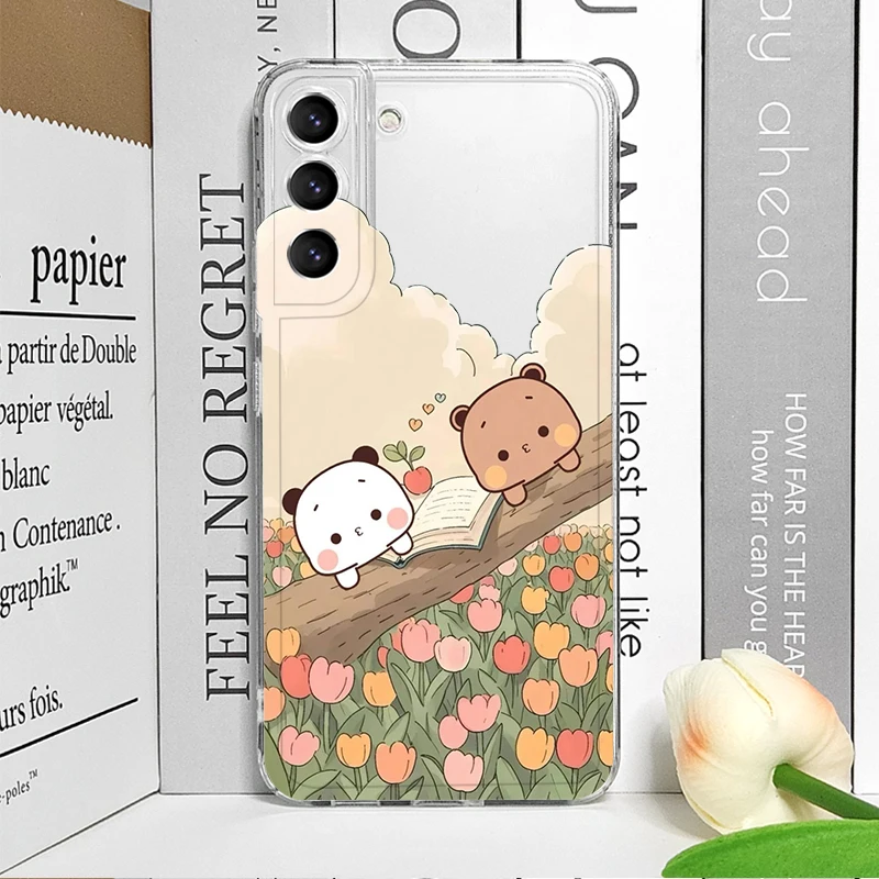 الإبداعية لطيف BUBU DUDU زوجين واضح جراب هاتف ل Vivo 50 لايت V30 V27 V25 V23 برو Y36 Y29 Y76 Y75 Y100 Y04 5G لينة الغطاء الخلفي #5