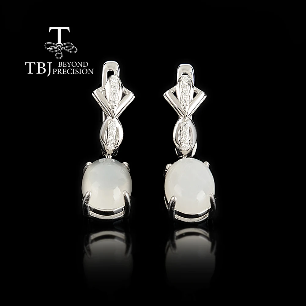 

Элегантные женские серьги-клипсы из стерлингового серебра 925 пробы, натуральный лунный камень, овальные 8*10 мм, драгоценные камни, изысканные украшения для женщин, праздничные подарки