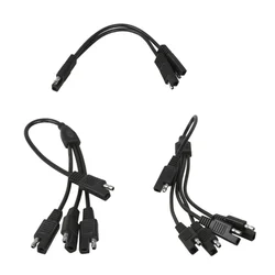 SAE Power Automotive Connectors Cable 1 to 2/3/4 SAE Y Splitters Extension Cable