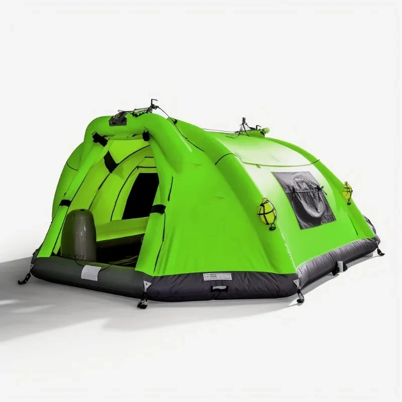 Özel açık kamp çadırı kamp çadırı kolay kurulum Taşınabilir Şişme Su Çadırı su üzerinde