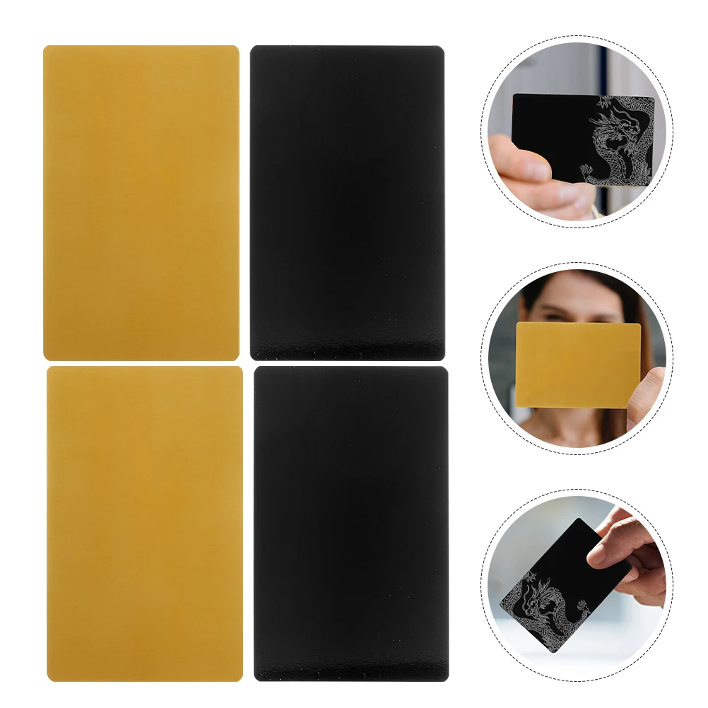 

10 шт. алюминиевые пустые карточки для визитных карточек, гравировальные заготовки, имя, отладка для посещения